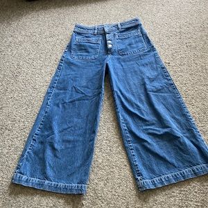 We the Free Wide Leg Jeans Size 28
